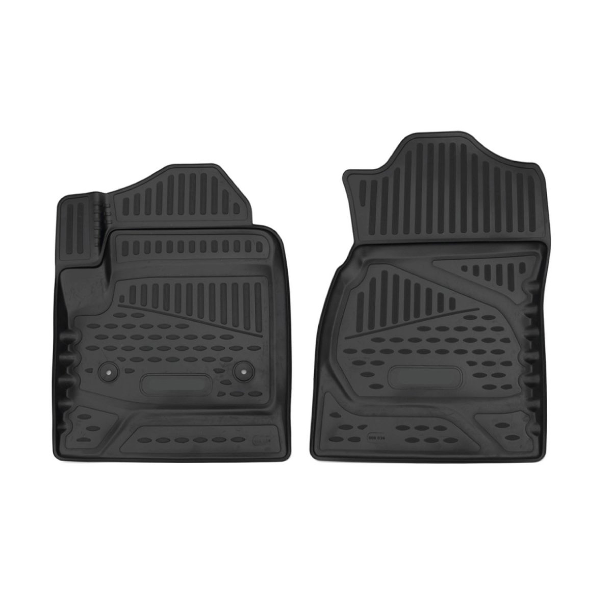 Chevrolet Silverado Floor Mats - Omac - Rubber TPE - Black - '14-'18
